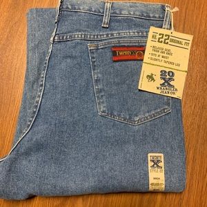 Wrangler 20x Style 22 Mens Jeans 38x34